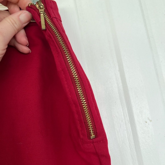 Red Cigarette Pants - Picture 3 of 3